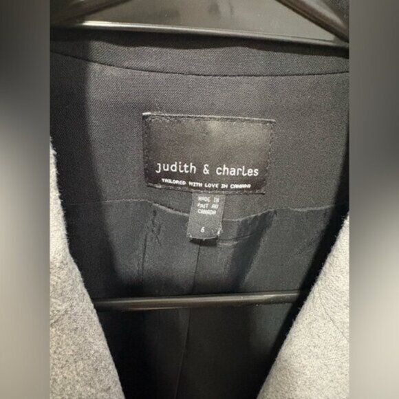 Judith and Charles BLAZER - Leather/Wool/Cotton Blend - Picture 5 of 14